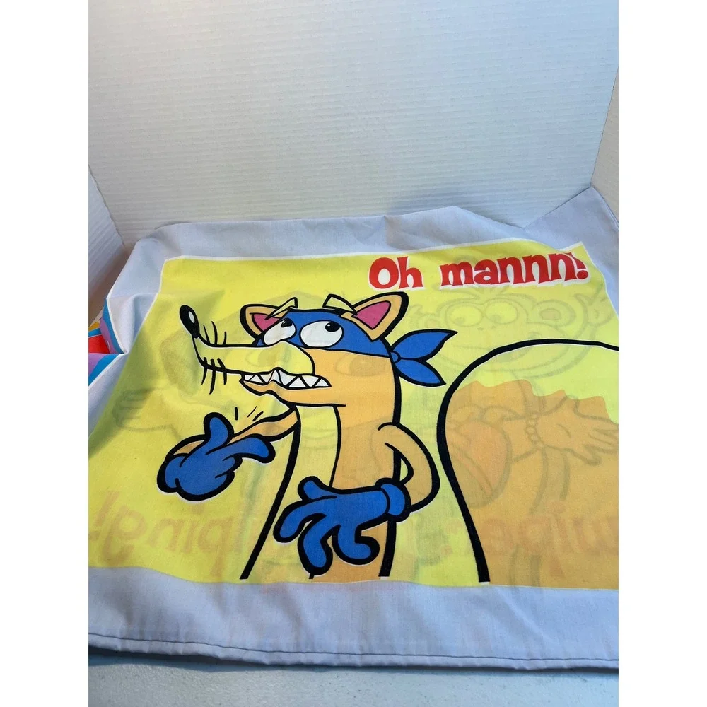 Vtg Dora the Explorer 2001 Pillowcases Set of 2 Swiper No Swiping Viacom Kids